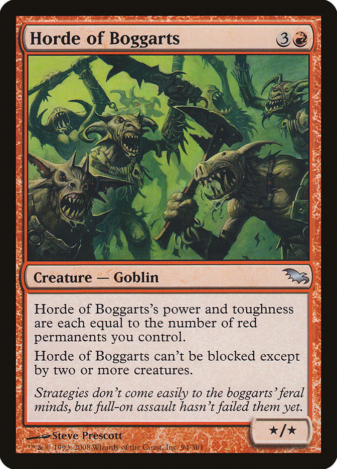 Horde of Boggarts [Shadowmoor] - Magic: The Gathering - Card Brawlers | Quebec | Canada |