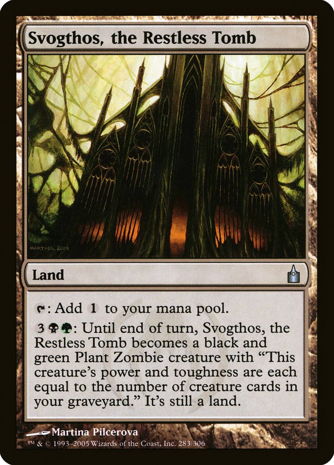 Svogthos, the Restless Tomb [Ravnica: City of Guilds] - Magic: The Gathering - Card Brawlers | Quebec | Canada |