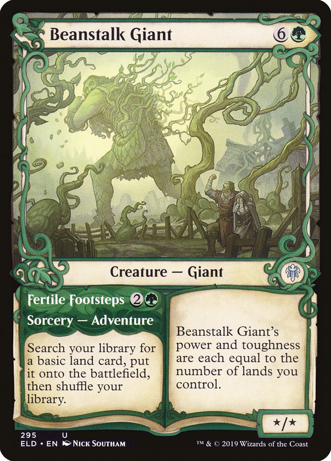 Beanstalk Giant // Fertile Footsteps (Showcase) [Throne of Eldraine] - Magic: The Gathering - Card Brawlers | Quebec | Canada |