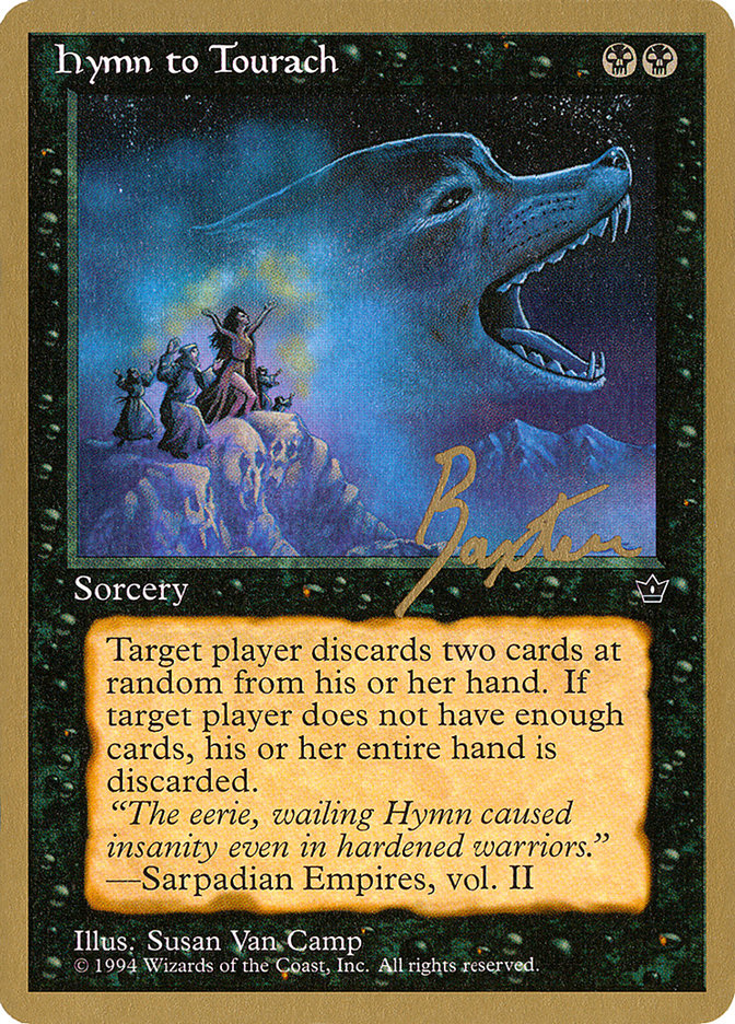 Hymn to Tourach (Wolf) (George Baxter) [Pro Tour Collector Set] - Magic: The Gathering - Card Brawlers | Quebec | Canada |