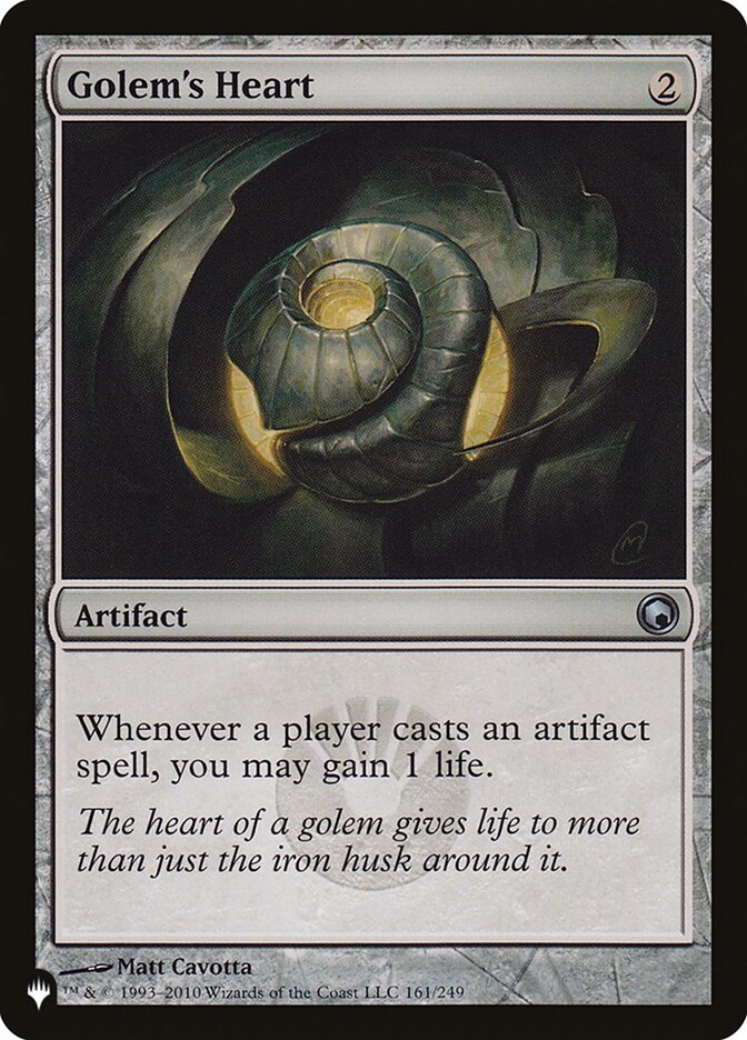 Golem's Heart [The List] - Magic: The Gathering - Card Brawlers | Quebec | Canada |