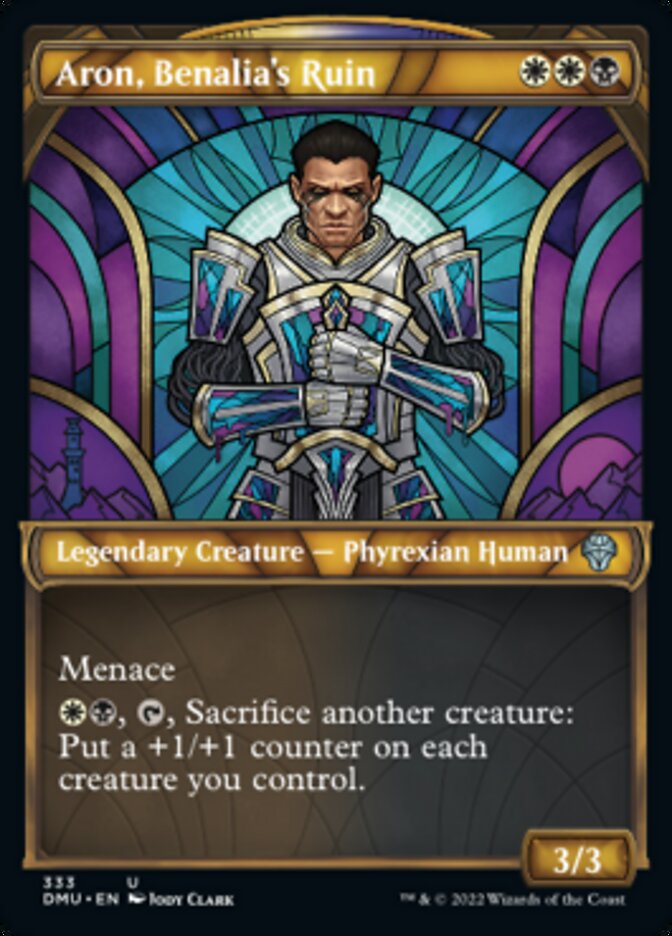 Aron, Benalia's Ruin (Showcase Textured) [Dominaria United] - Magic: The Gathering - Card Brawlers | Quebec | Canada |