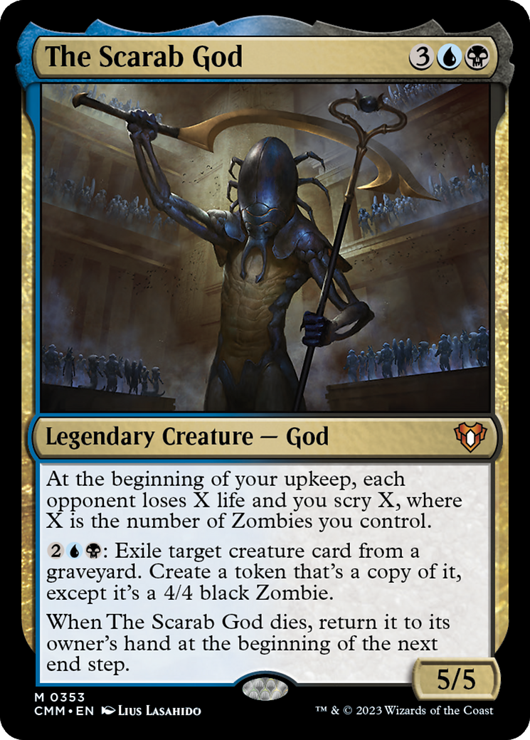 The Scarab God [Commander Masters] - Magic: The Gathering - Card Brawlers | Quebec | Canada |