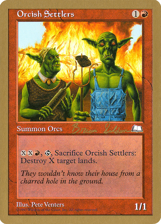 Orcish Settlers (Brian Selden) [World Championship Decks 1998] - Magic: The Gathering - Card Brawlers | Quebec | Canada |
