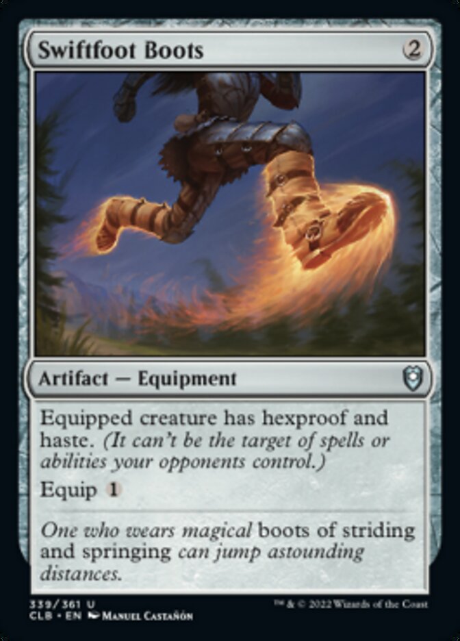 Swiftfoot Boots [Commander Legends: Battle for Baldur's Gate] - Magic: The Gathering - Card Brawlers | Quebec | Canada |