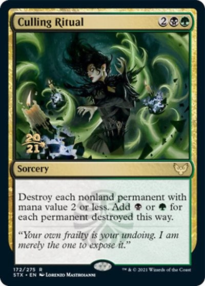 Culling Ritual [Strixhaven: School of Mages Prerelease Promos] - Magic: The Gathering - Card Brawlers | Quebec | Canada |