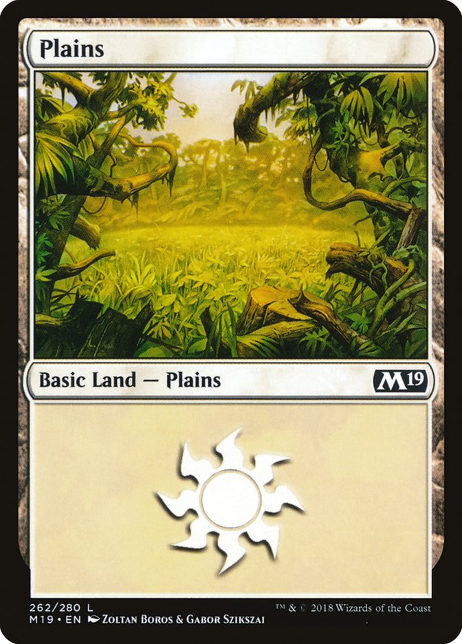 Plains (262) [Core Set 2019] - Magic: The Gathering - Card Brawlers | Quebec | Canada |