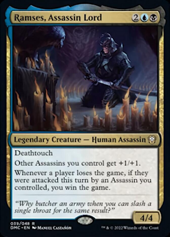 Ramses, Assassin Lord [Dominaria United Commander] - Magic: The Gathering - Card Brawlers | Quebec | Canada |