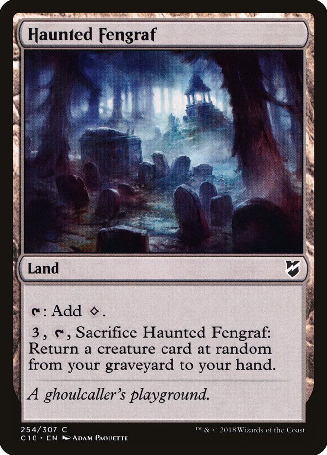 Haunted Fengraf [Commander 2018] - Magic: The Gathering - Card Brawlers | Quebec | Canada |