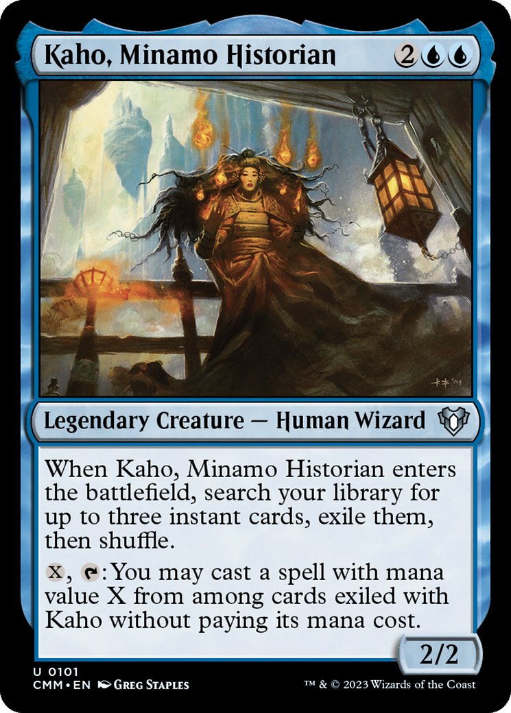 Kaho, Minamo Historian [Commander Masters] - Magic: The Gathering - Card Brawlers | Quebec | Canada |