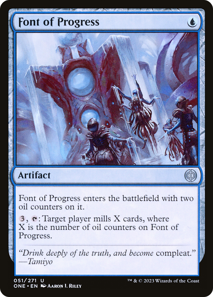 Font of Progress [Phyrexia: All Will Be One] - Magic: The Gathering - Card Brawlers | Quebec | Canada |