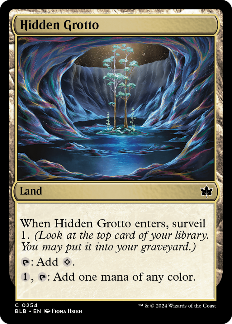 Hidden Grotto [Bloomburrow] - Magic: The Gathering - Card Brawlers | Quebec | Canada |