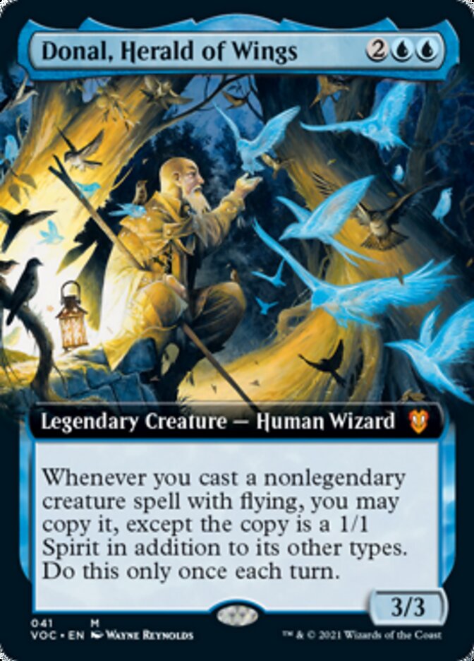 Donal, Herald of Wings (Extended Art) [Innistrad: Crimson Vow Commander] - Magic: The Gathering - Card Brawlers | Quebec | Canada |