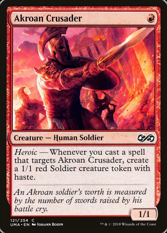 Akroan Crusader [Ultimate Masters] - Magic: The Gathering - Card Brawlers | Quebec | Canada |