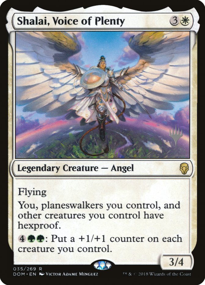 Shalai, Voice of Plenty (Promo Pack) [Dominaria Promos] - Magic: The Gathering - Card Brawlers | Quebec | Canada |