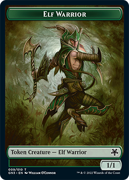 Soldier // Elf Warrior Double-Sided Token [Game Night: Free-for-All Tokens] - Magic: The Gathering - Card Brawlers | Quebec | Canada |