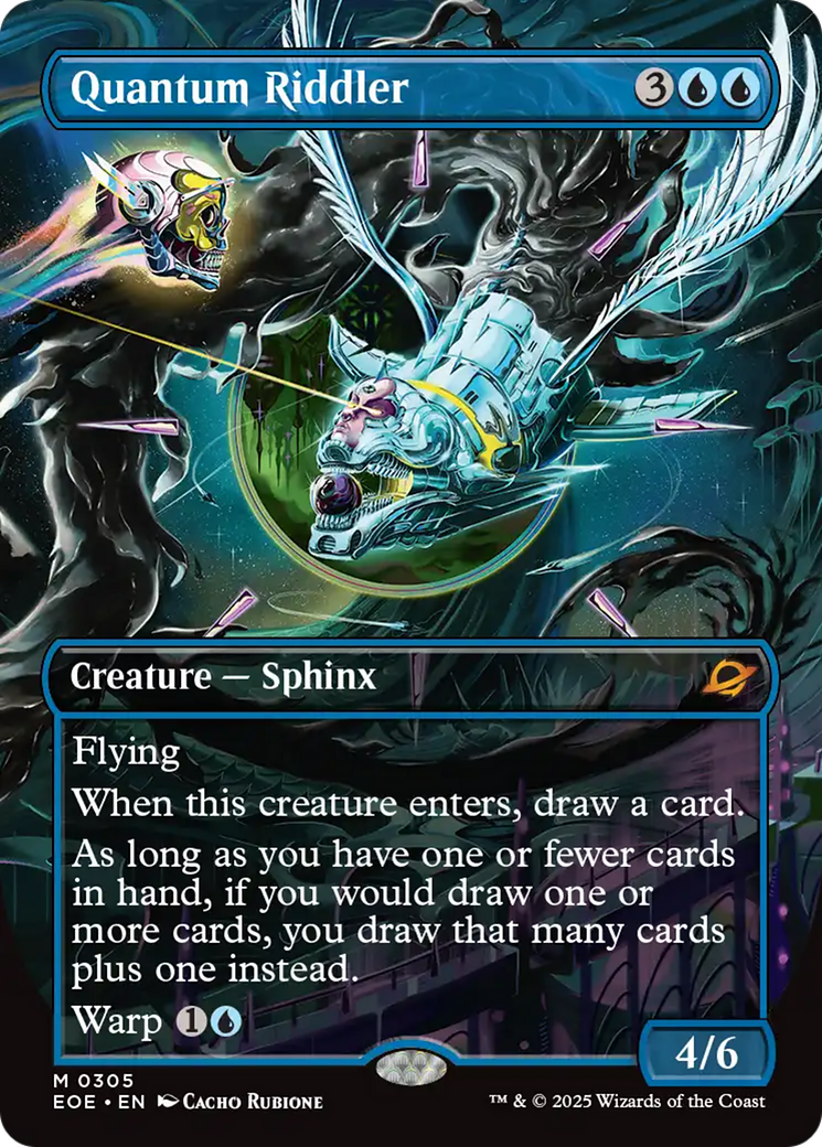 Quantum Riddler (Borderless) [Edge of Eternities] - Magic: The Gathering - Card Brawlers | Quebec | Canada |