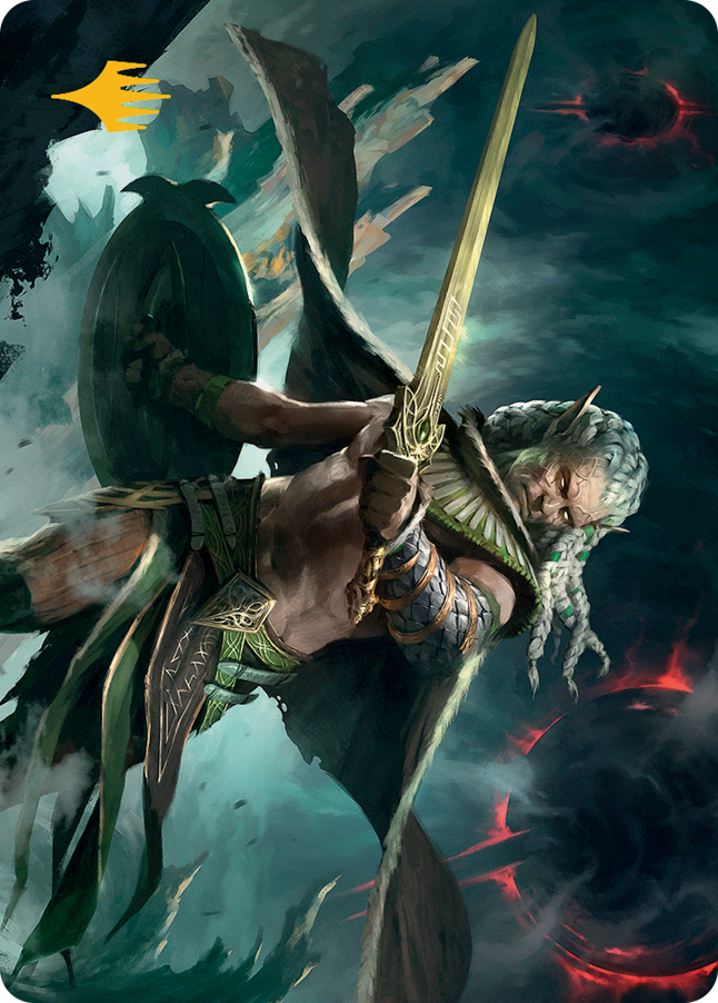Serpent-Blade Assailant Art Card (40) (Gold-Stamped Signature) [March of the Machine Art Series] - Magic: The Gathering - Card Brawlers | Quebec | Canada |