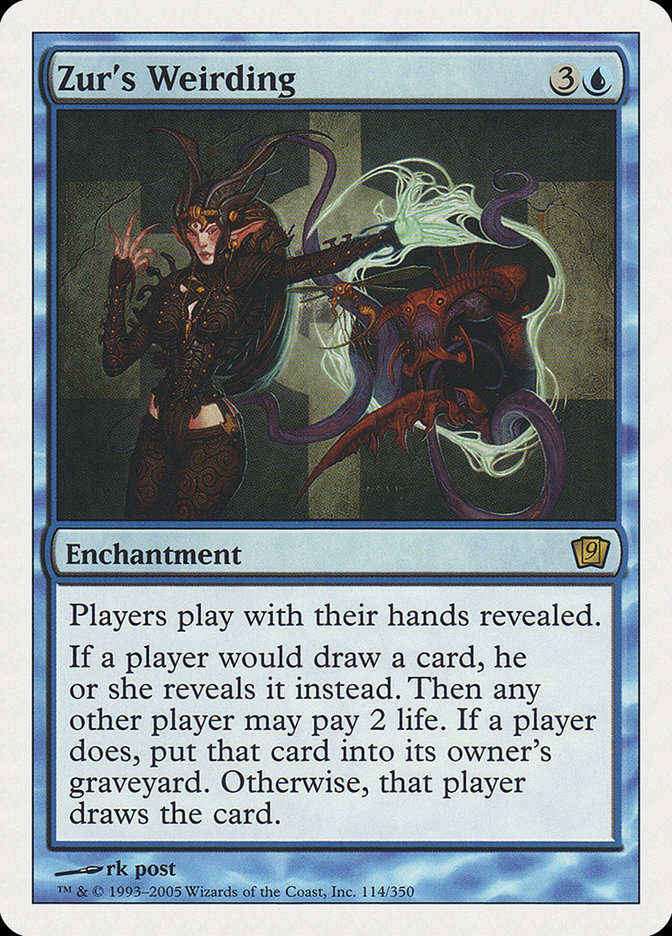 Zur's Weirding [Ninth Edition] - Magic: The Gathering - Card Brawlers | Quebec | Canada |