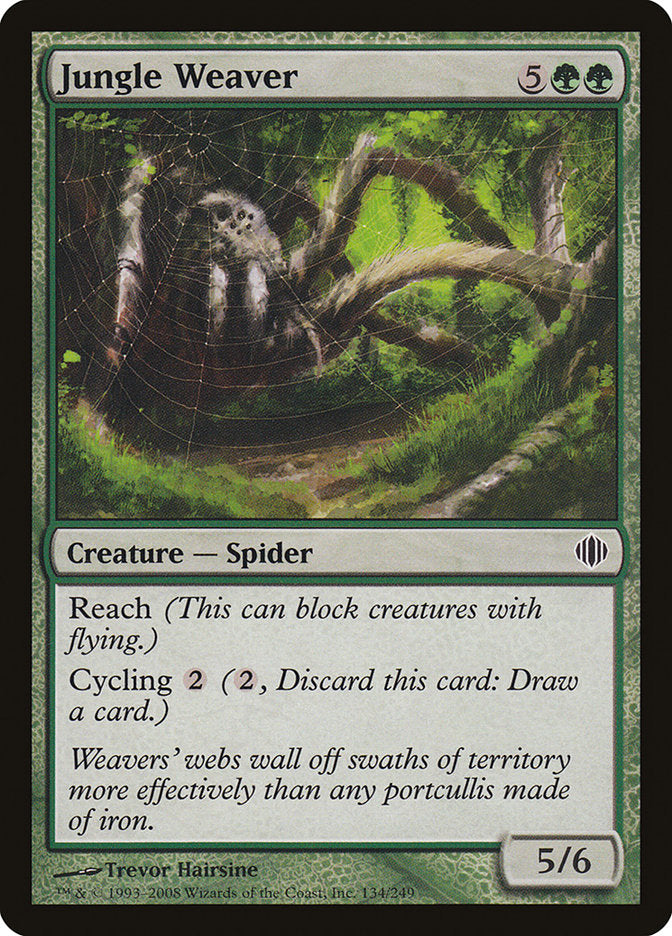 Jungle Weaver [Shards of Alara] - Magic: The Gathering - Card Brawlers | Quebec | Canada |
