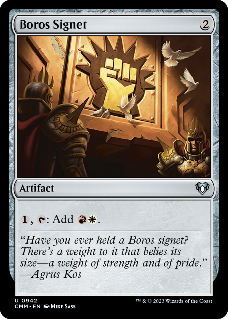 Boros Signet [Commander Masters] - Magic: The Gathering - Card Brawlers | Quebec | Canada |
