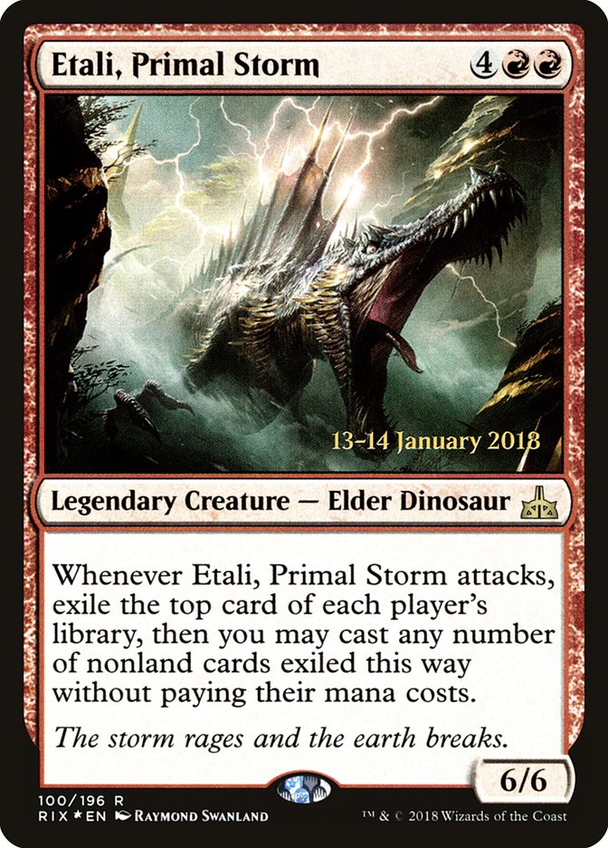 Etali, Primal Storm [Rivals of Ixalan Prerelease Promos] - Magic: The Gathering - Card Brawlers | Quebec | Canada |