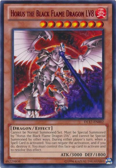 Horus the Black Flame Dragon LV8 (Red) [DL17-EN002] Rare - Yu-Gi-Oh! - Card Brawlers | Quebec | Canada |