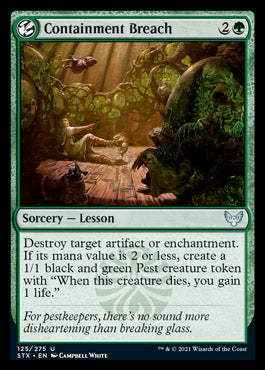 Containment Breach [Strixhaven: School of Mages] - Magic: The Gathering - Card Brawlers | Quebec | Canada |