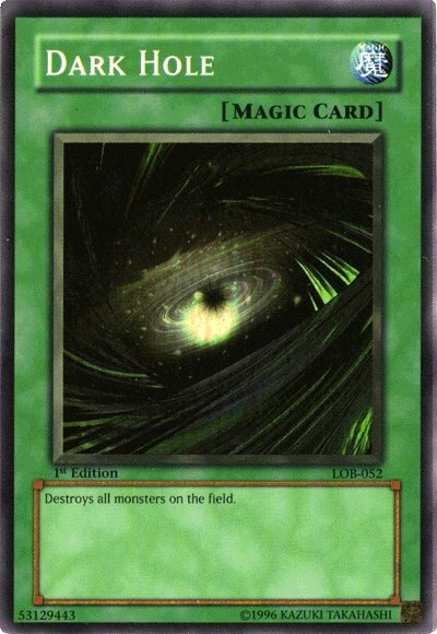 Dark Hole [LOB-052] Super Rare - Yu-Gi-Oh! - Card Brawlers | Quebec | Canada |