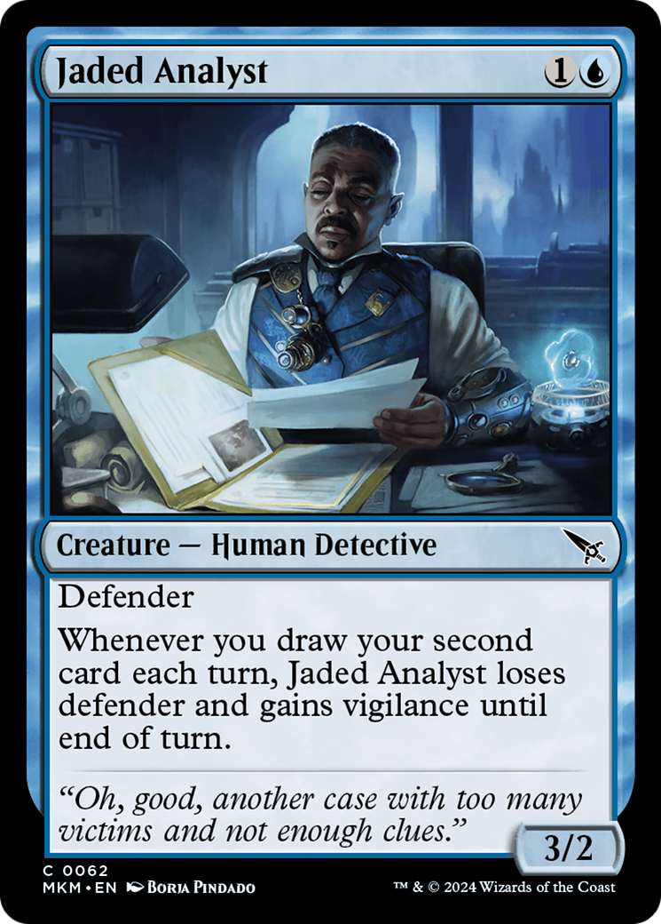 Jaded Analyst [Murders at Karlov Manor] - Magic: The Gathering - Card Brawlers | Quebec | Canada |