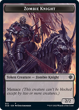 Zombie // Zombie Knight Double-Sided Token [Starter Commander Decks] - Magic: The Gathering - Card Brawlers | Quebec | Canada |