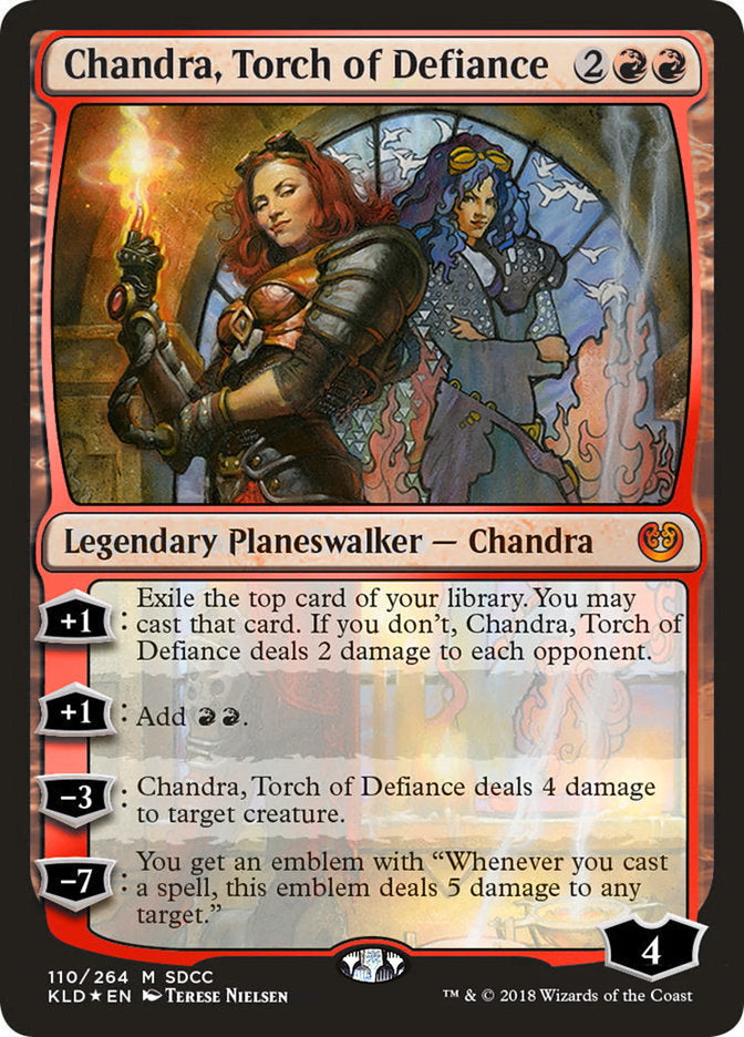 Chandra, Torch of Defiance [San Diego Comic-Con 2018] - Magic: The Gathering - Card Brawlers | Quebec | Canada |