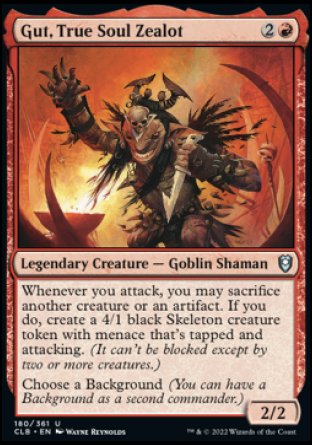 Gut, True Soul Zealot [Commander Legends: Battle for Baldur's Gate] - Magic: The Gathering - Card Brawlers | Quebec | Canada |