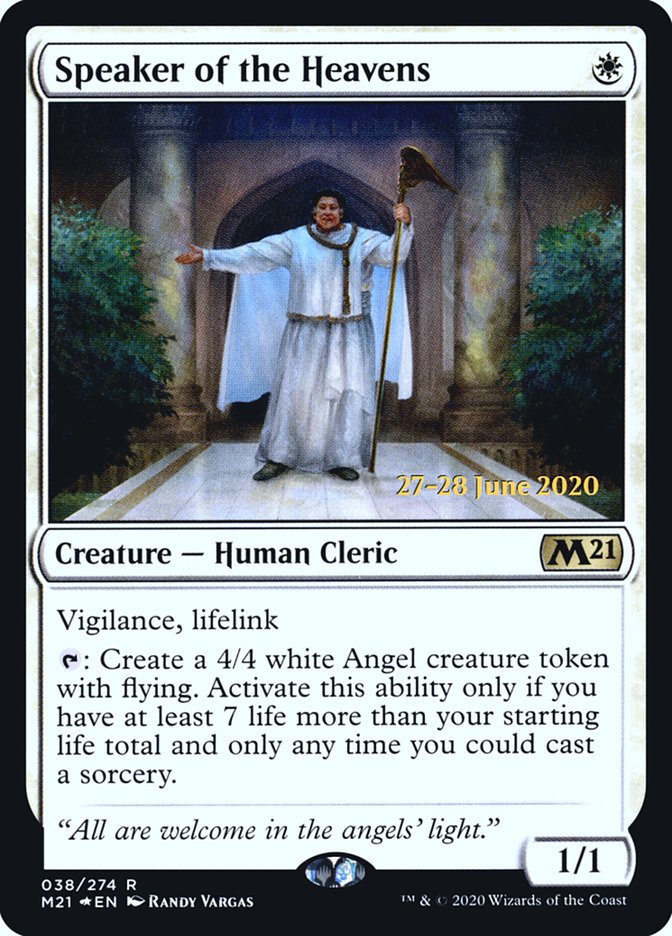 Speaker of the Heavens [Core Set 2021 Prerelease Promos] - Magic: The Gathering - Card Brawlers | Quebec | Canada |