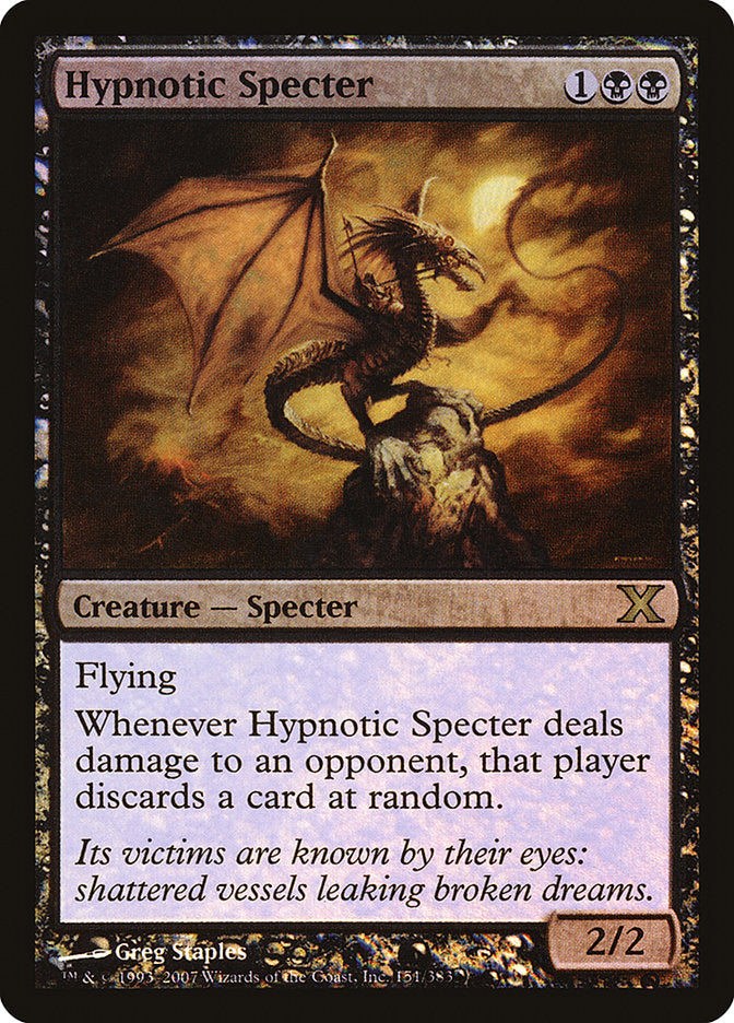 Hypnotic Specter (Premium Foil) [Tenth Edition] - Magic: The Gathering - Card Brawlers | Quebec | Canada |