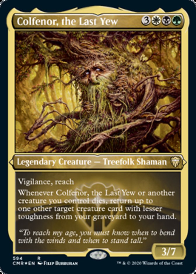 Colfenor, the Last Yew (Etched) [Commander Legends] - Magic: The Gathering - Card Brawlers | Quebec | Canada |