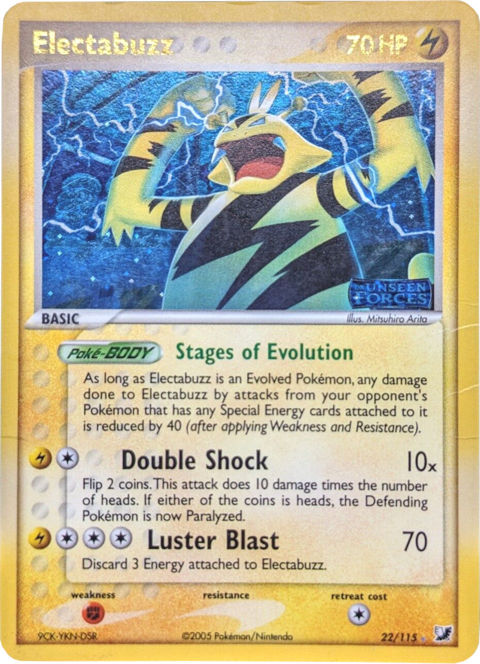 Electabuzz (22/115) (Stamped) [EX: Unseen Forces] - Pokémon - Card Brawlers | Quebec | Canada |