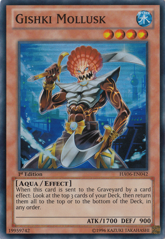 Gishki Mollusk [HA06-EN042] Super Rare - Yu-Gi-Oh! - Card Brawlers | Quebec | Canada |