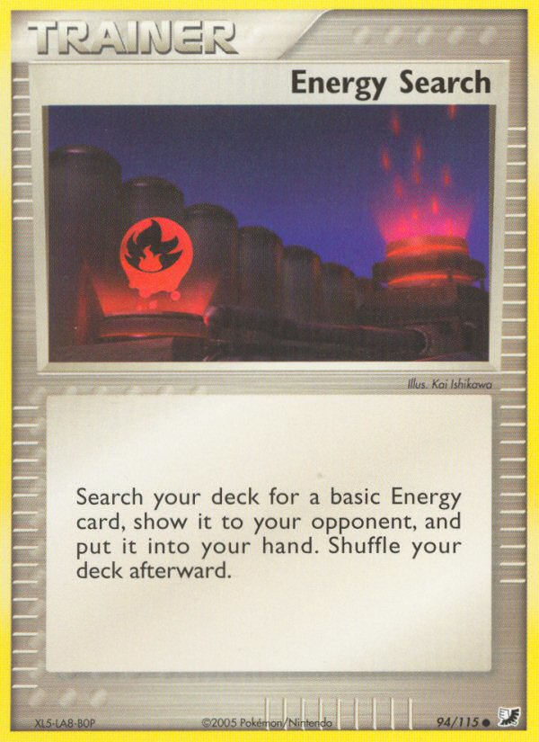 Energy Search (94/115) [EX: Unseen Forces] - Pokémon - Card Brawlers | Quebec | Canada |