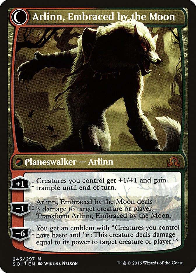 Arlinn Kord // Arlinn, Embraced by the Moon [Shadows over Innistrad Prerelease Promos] - Magic: The Gathering - Card Brawlers | Quebec | Canada |