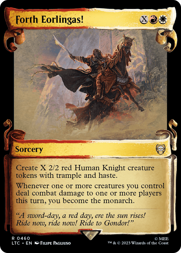Forth Eorlingas! [The Lord of the Rings: Tales of Middle-Earth Commander Showcase Scrolls] - Magic: The Gathering - Card Brawlers | Quebec | Canada |