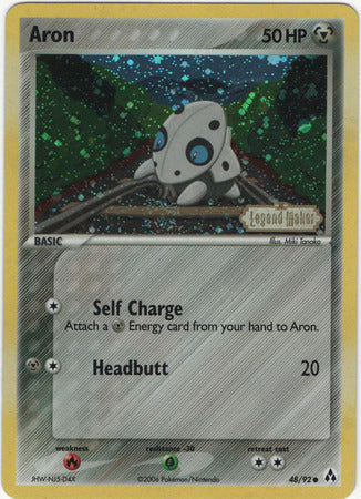 Aron (48/92) (Stamped) [EX: Legend Maker] - Pokémon - Card Brawlers | Quebec | Canada |