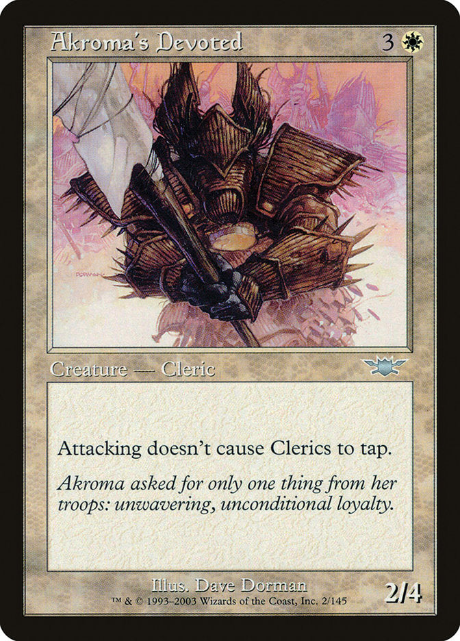 Akroma's Devoted [Legions] - Magic: The Gathering - Card Brawlers | Quebec | Canada |