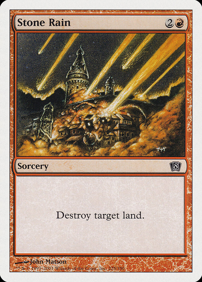 Stone Rain [Eighth Edition] - Magic: The Gathering - Card Brawlers | Quebec | Canada |