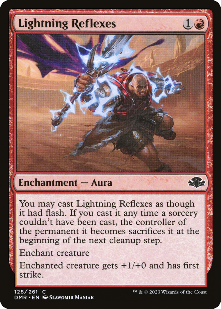 Lightning Reflexes [Dominaria Remastered] - Magic: The Gathering - Card Brawlers | Quebec | Canada |