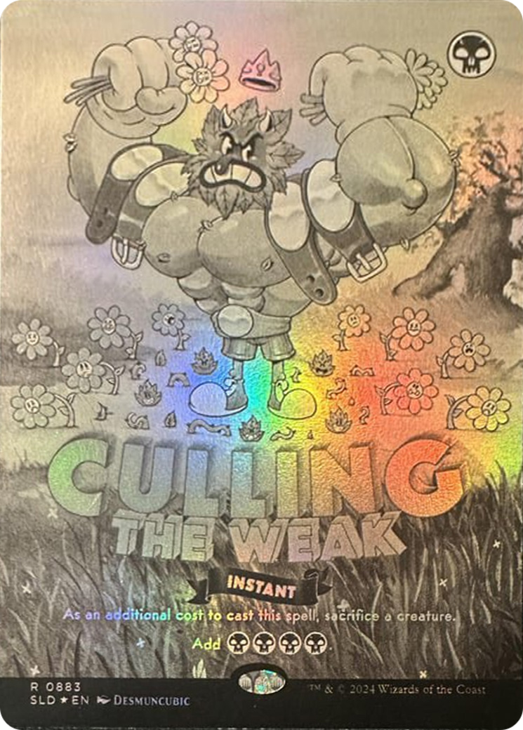 Culling the Weak (Black & White Foil) [Secret Lair Drop Series] - Magic: The Gathering - Card Brawlers | Quebec | Canada |