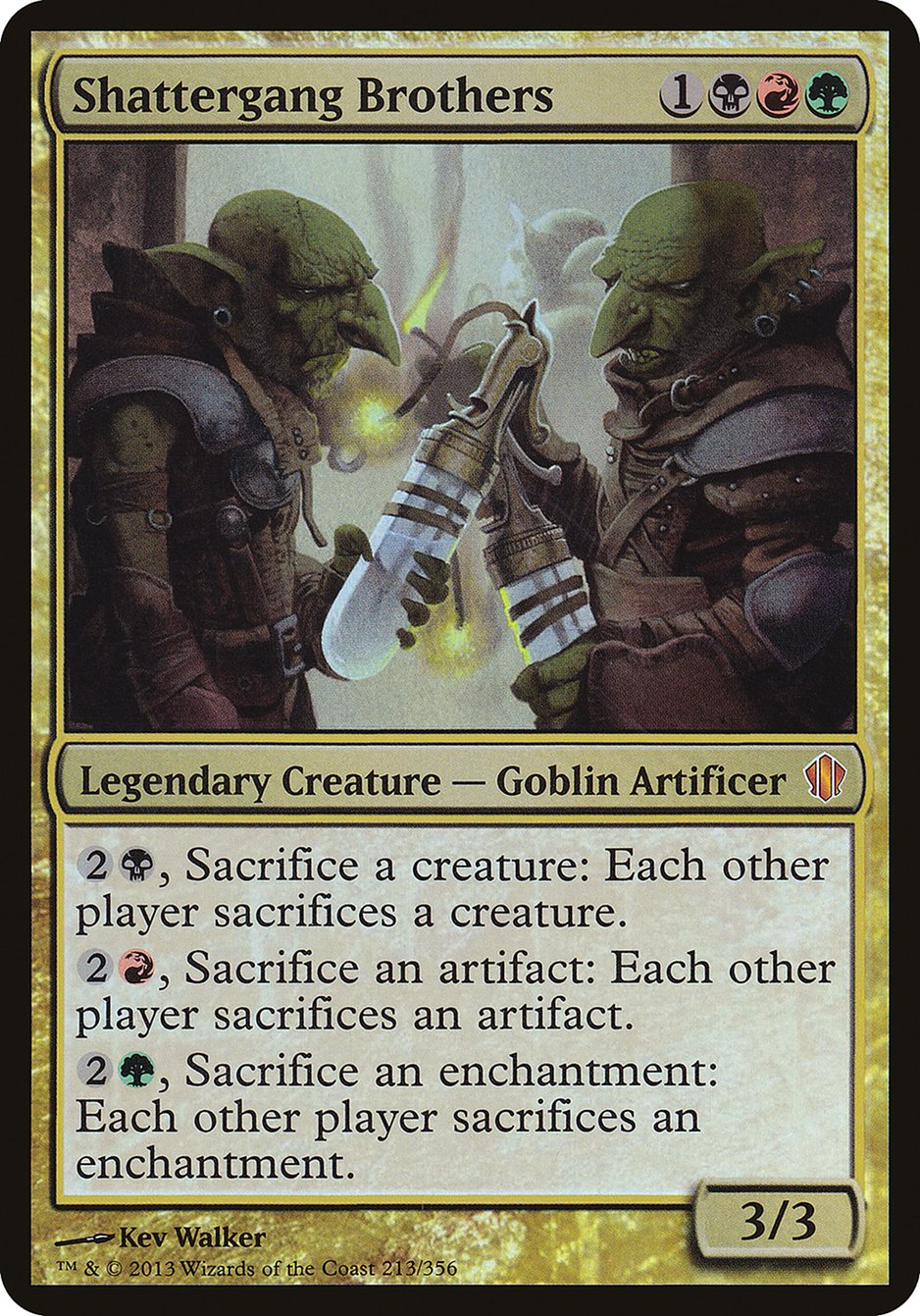Shattergang Brothers (Oversized) [Commander 2013 Oversized] - Magic: The Gathering - Card Brawlers | Quebec | Canada |