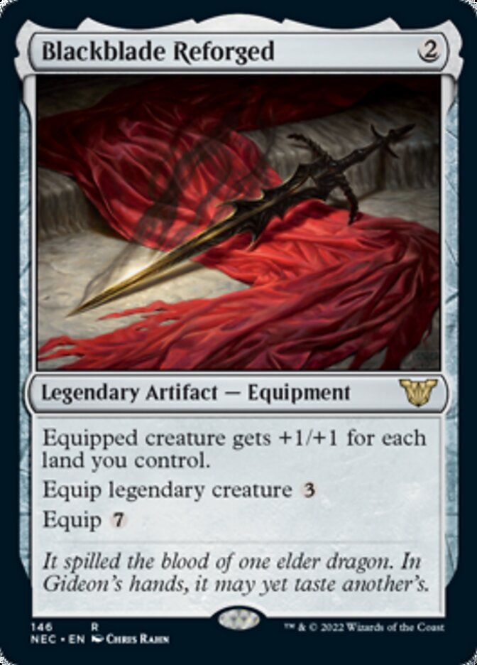 Blackblade Reforged [Kamigawa: Neon Dynasty Commander] - Magic: The Gathering - Card Brawlers | Quebec | Canada |