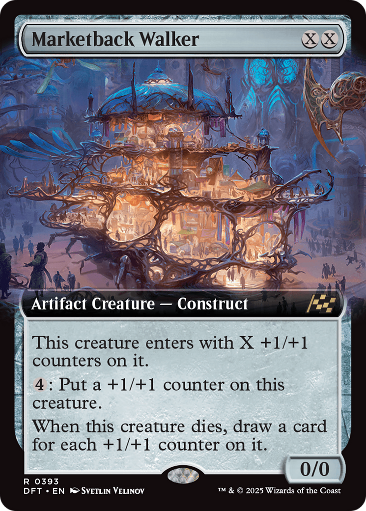 Marketback Walker (Extended Art) [Aetherdrift] - Magic: The Gathering - Card Brawlers | Quebec | Canada |