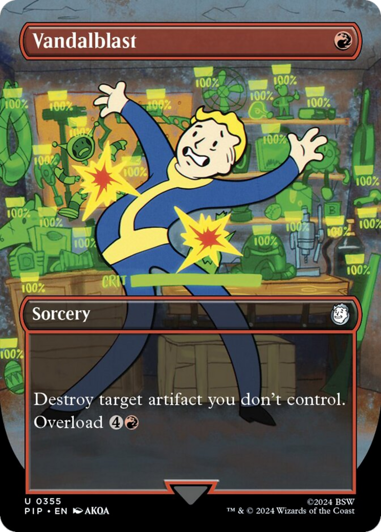 Vandalblast (Borderless) [Fallout] - Magic: The Gathering - Card Brawlers | Quebec | Canada |